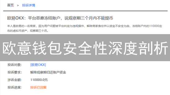 欧意钱包安全性深度剖析：技术与运营风险评估