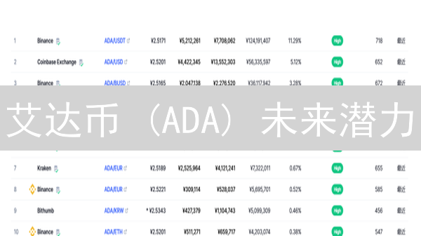 艾达币 (ADA) 未来潜力：下一代区块链革命？