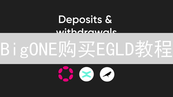 BigONE购买EGLD教程：新手也能轻松上手！