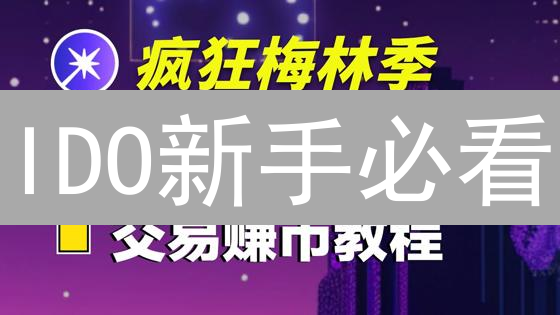 IDO新手必看：掌握技巧，抢占早期投资机会！